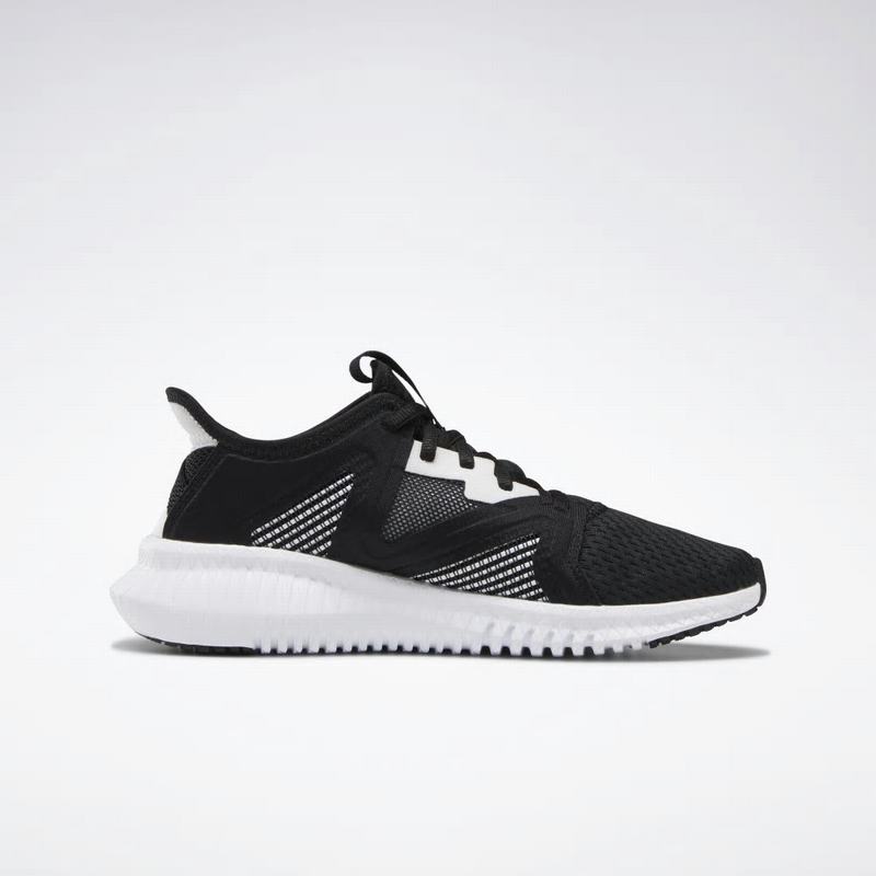 Adidasi Training Reebok Flexagon 2.0 Flexweave® Les Mills® Dama Negrii/Albi Romania AX3783YD